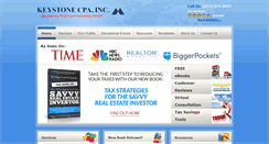 Desktop Screenshot of keystonecpa.com