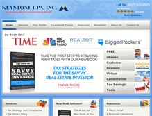 Tablet Screenshot of keystonecpa.com